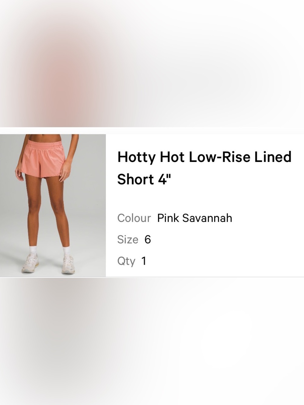 lululemon athletica Hotty Hot Low-Rise Shorts — Pink Savannah